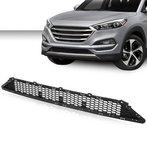 Solid Spare Fit For 2016-2018 Hyundai Tucson Front Bumper Lower Grille Grill 86561D3000