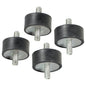Solid Spare Front&rear engine rubber motor mount four kit For Sportsman 400 500 700 800 USA