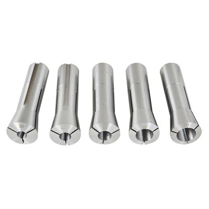 Solid Spare 10pc R8 7/16-20 Round Collet Set 3mm-20mm Milling Lathe High Precision 0.0006"