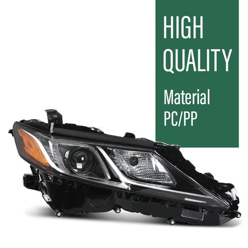Solid Spare Headlight Fit For 2018 -2024 Toyota Camry LE SE Headlamp Right Passenger Side