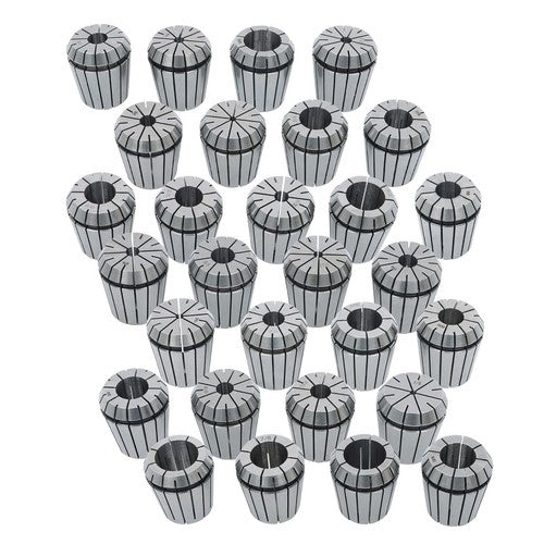 Solid Spare 29 Pcs ER40 Precision Spring Collet Set Milling Lathe CNC Chuck Bit Holder Tool