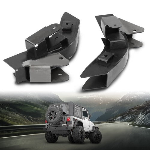 Solid Spare Fit For 97-06 Jeep Wrangler TJ Frame Rust Repair Kit Rear Trail Control Arm