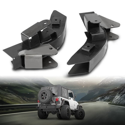 Solid Spare Fit For 97-06 Jeep Wrangler TJ Frame Rust Repair Kit Rear Trail Control Arm