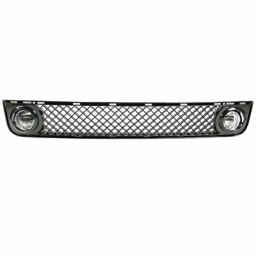 Lower Bumper Grille Grill +Pair Halogen Fog Lights Lamps For 2008-2010 Scion xB