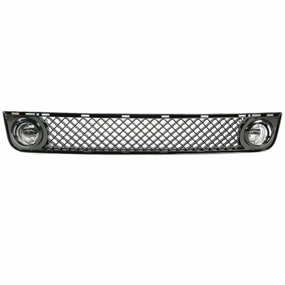 Lower Bumper Grille Grill +Pair Halogen Fog Lights Lamps For 2008-2010 Scion xB