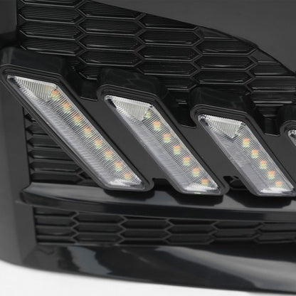 For Nissan Altima Sedan 2023 2024 DRL Daytime Running Light Fog Lamp Gloss Black