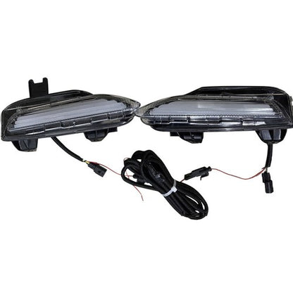 For 2014-2020 Infiniti Q50 Sport Bumper LED Fog Lights Lamps Turn Signal Pair