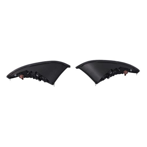 Solid Spare International ProStar Black Housing Projector Headlights Pairs For 2008-2016