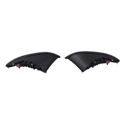 Solid Spare International ProStar Black Housing Projector Headlights Pairs For 2008-2016