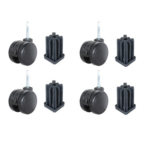 Solid Spare 4 Pack Caster Wheel For Weber Spirit Series For Weber Summit Gas Grills