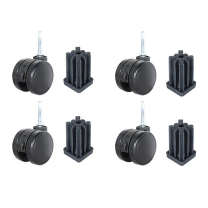 Solid Spare 4 Pack Caster Wheel For Weber Spirit Series For Weber Summit Gas Grills