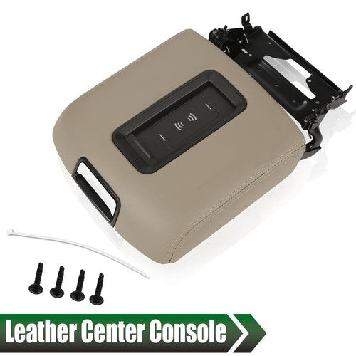 Solid Spare Fit For 15-19 Suburban Yukon Wireless Charging Center Console Armrest Lid