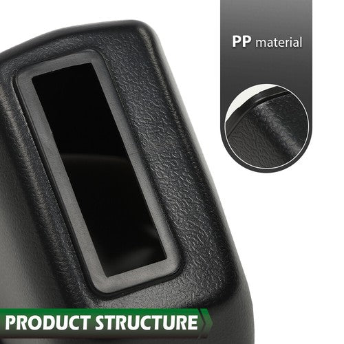Solid Spare Fit For 1967-1972 A-Body Front Bench / Bucket Seat Plastic Belt Retractor Covers