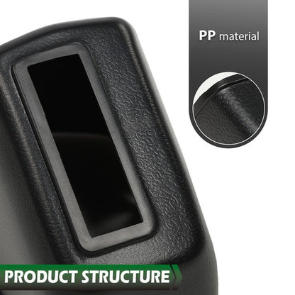 Solid Spare Fit For 1967-1972 A-Body Front Bench / Bucket Seat Plastic Belt Retractor Covers