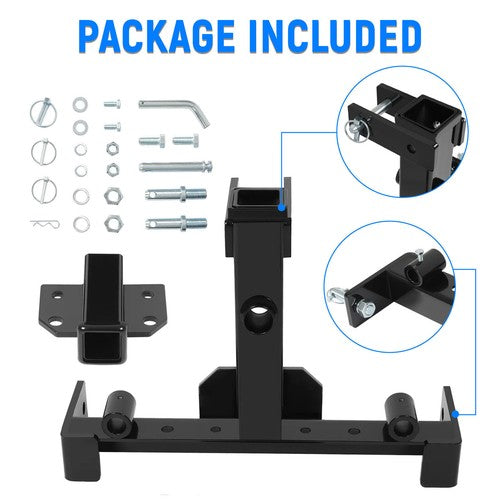 Solid Spare For Category 1 Tractor 3 Point Hitch Attachment Trailer Hitch Drawbar Adapter