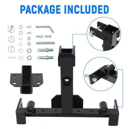 Solid Spare For Category 1 Tractor 3 Point Hitch Attachment Trailer Hitch Drawbar Adapter