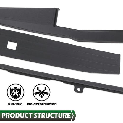 Solid Spare Flex Step Tailgate Molding Cap Kit Fit For 2017-2020 Ford F-250 F-350 Super Duty