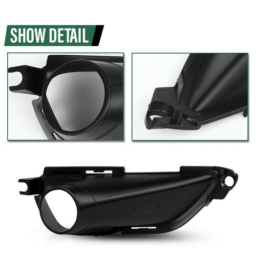 Solid Spare Bumper Fog Light Bezel Lamp Trim Left Side Fit For 16-22 Jeep Grand Cherokee