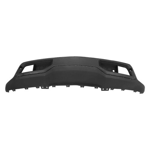 Solid Spare Black Plastic Front Bumper W/O Vents For 2019-2021 Chevrolet Silverado 1500