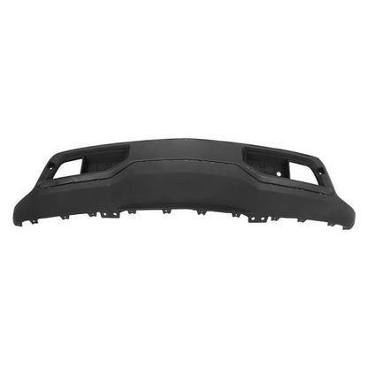 Solid Spare Black Plastic Front Bumper W/O Vents For 2019-2021 Chevrolet Silverado 1500