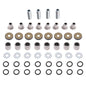 Solid Spare Front Upper+Lower A Arm Bushing Seal Kit For Suzuki LTZ400 Arctic Cat 400 03-14