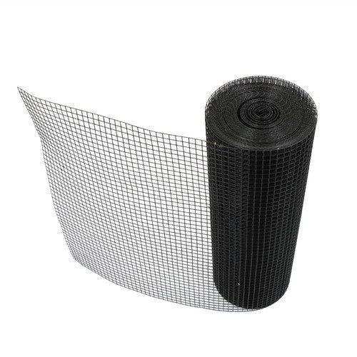 Solid Spare 24in×50ft 1/2Inx1/2In Hardware Cloth Chicken Wire Fence Vinyl Coated Welded Mesh