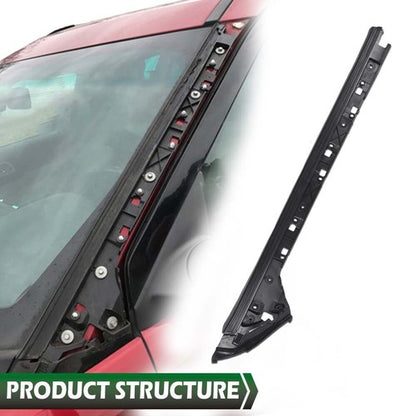 Solid Spare Fit For 2011-2019 Ford Explorer Windshield Inner Trim Pillar Molding Left Side