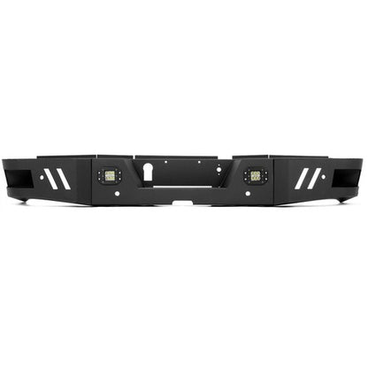 Solid Spare Rear Bumper Steel For 2010-2018 2019-2024 Ram 2500 3500 w/ LED lights Bolt Kits