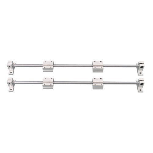 Solid Spare 2pcs 8x400mm Linear Shafts with 4 SCS8UU Bearings & 4 SK8 Supports