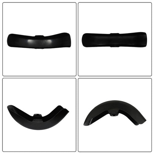 Solid Spare ABS PlasticBlack Front Fender Fit For Touring Street Road Glide 2014-2023 New
