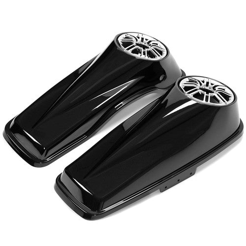 Solid Spare 6.5" Saddle bags Speaker Lids For Harley Touring Road King Street Glide 2014-24