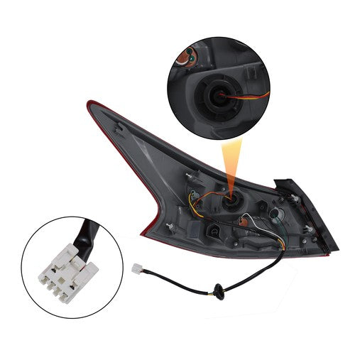 Solid Spare Right LED Tail Light Assembly For Nissan Altima 2013 Passenger Side Tail Lamp