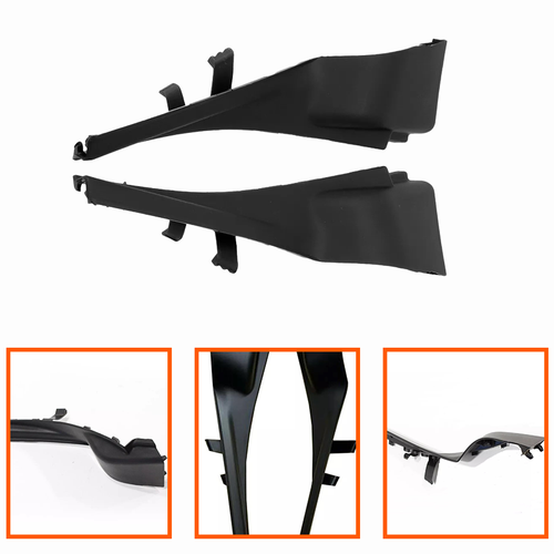 For 2015-2024 2017 Nissan Murano Windshield Wiper Cowl Extension Trim Pair Black