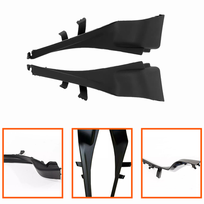 For 2015-2024 2017 Nissan Murano Windshield Wiper Cowl Extension Trim Pair Black