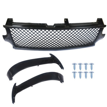 Solid Spare GM1200424 ABS Black Front Side Bumper Grille For Chevrolet Silverado 99-02