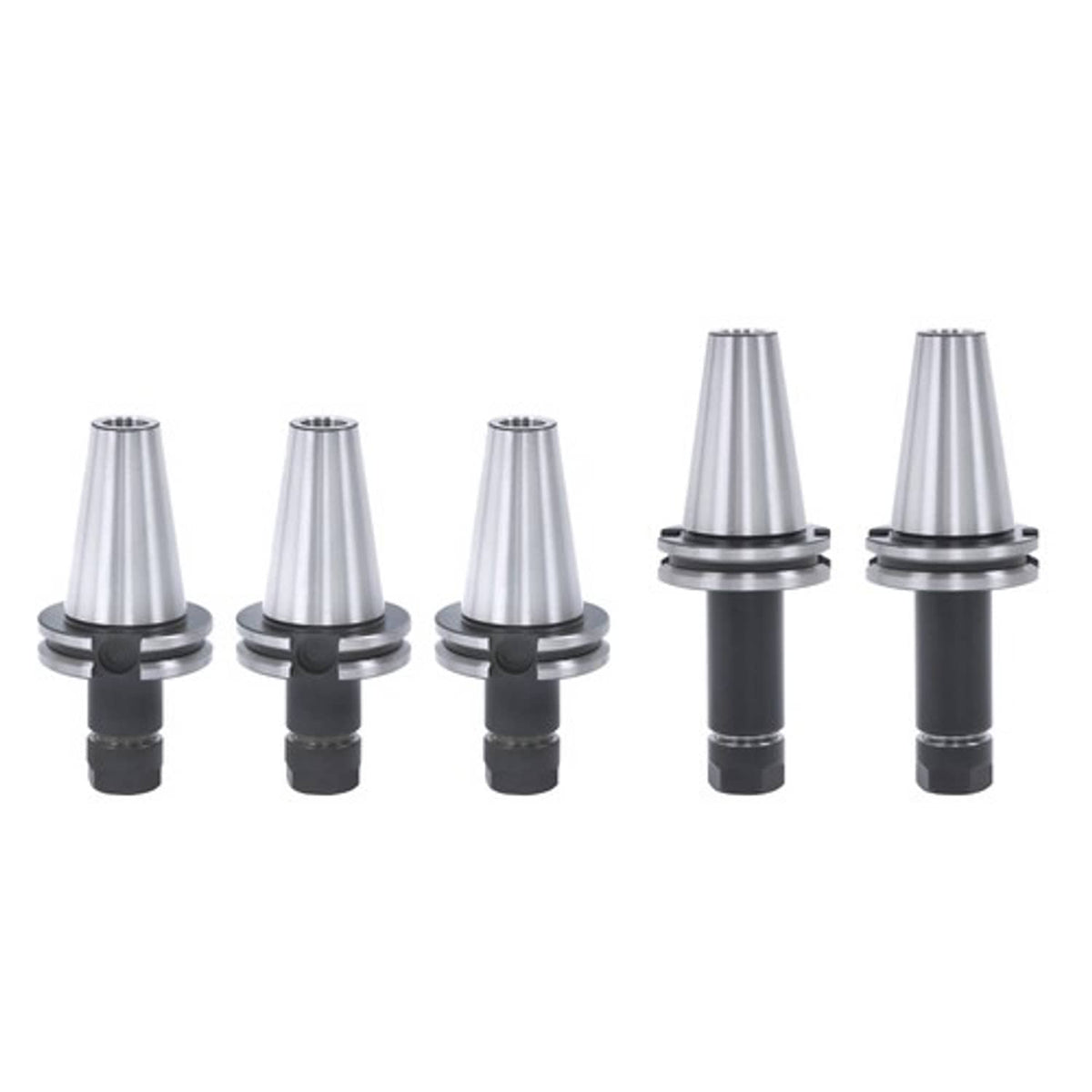 Solid Spare Collet Chucks short & long 0.0001 Runout--TOTAL 5 Chucks Tool Holder CAT40-ER16
