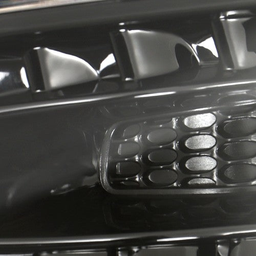 Solid Spare For 2014-18 Jeep Cherokee Headlights Driver+Passenger Side Pair Clear HID/Xenon