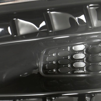 Solid Spare For 2014-18 Jeep Cherokee Headlights Driver+Passenger Side Pair Clear HID/Xenon
