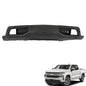 Solid Spare Black Plastic Front Bumper W/O Vents For 2019-2021 Chevrolet Silverado 1500