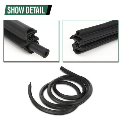 Solid Spare Fit For 07-14 Chevy Silverado GMC Sierra Front Door Weatherstrip Seal LH or RH