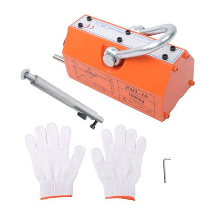 Solid Spare Neodymium Hoist 2200Lbs/1000kg Magnetic Lifter Lifting Magnet 2 Safety Factor