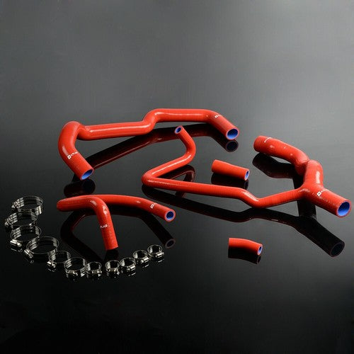 Solid Spare Fit For 1995-2004 Peugeot 306/406 2.0L Silicone Radiator Hose Pipe Clamps Kit