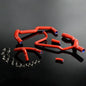 Solid Spare Fit For 1995-2004 Peugeot 306/406 2.0L Silicone Radiator Hose Pipe Clamps Kit