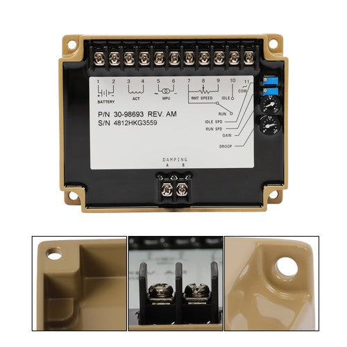 Solid Spare Control Governor 3098693 Speed Controller for Cummins QSK19 CM2350 K105 KTA19