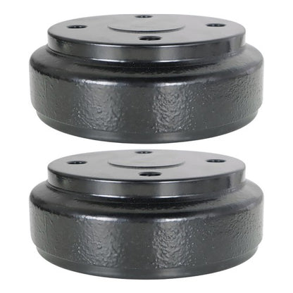 Solid Spare 2× Rear Brake Drums 1995-Up Fits For Club Car DS & Precedent Electric Golf Carts