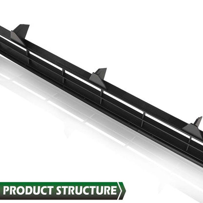 Solid Spare Front Bumper Lower Grill Grille Black Fit For 2014-2021 Toyota Tundra Pickup