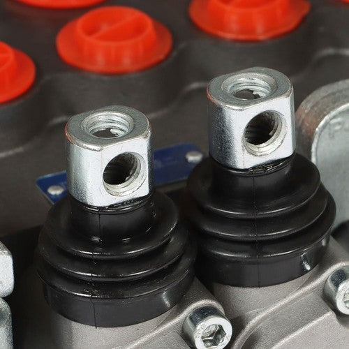 Solid Spare Hydraulic Backhoe Directional Control Valve w/ 4 Joysticks 6 Spool 11 GPM New