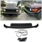 Solid Spare For 2007-2014 Toyota FJ Cruiser Black Painted Hood Molding Trim Moulding New
