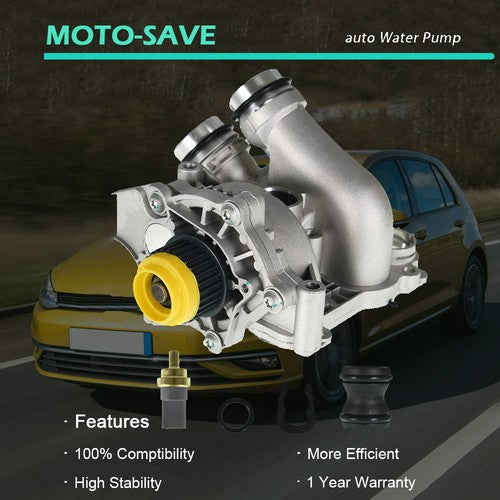 Solid Spare Water Pump Assembly For Audi TT/TT Quattro/S3/A4 Quattro/A4/A3/Q5/S3 Seat Leon