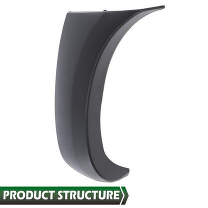 Solid Spare Fit For 2005-2011 Toyota Tacoma Black Front Bumper End Cap Left Side